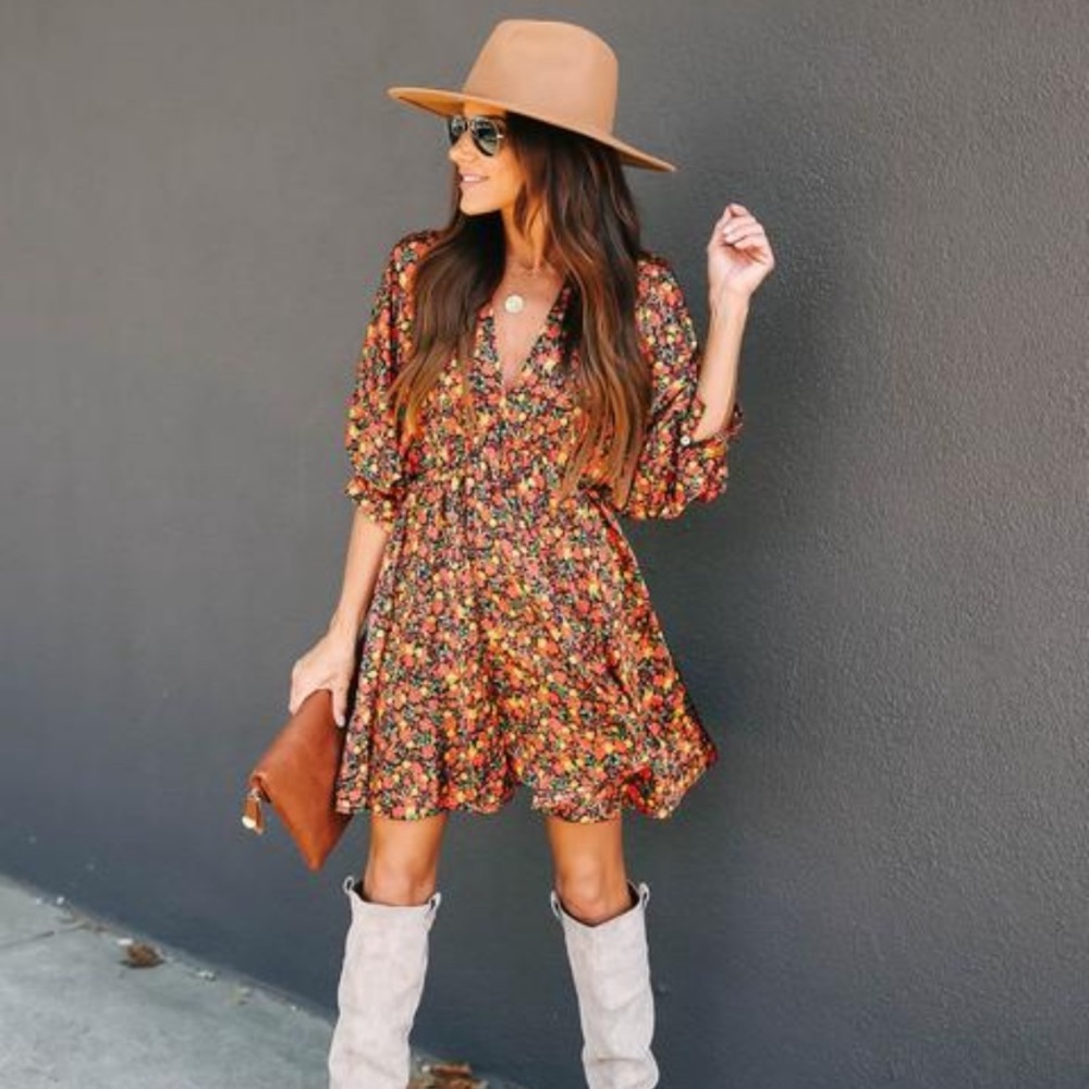 Vici Floral Multicolor Dress